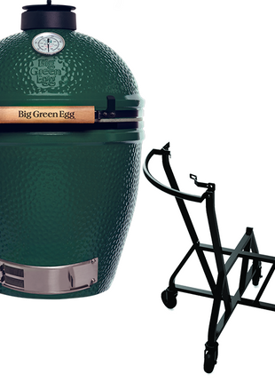 Big Green Egg Large + Integgrated Nest + Handler