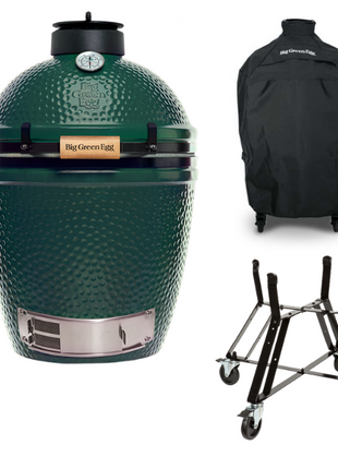 Big Green Egg Medium + Nest + Cover