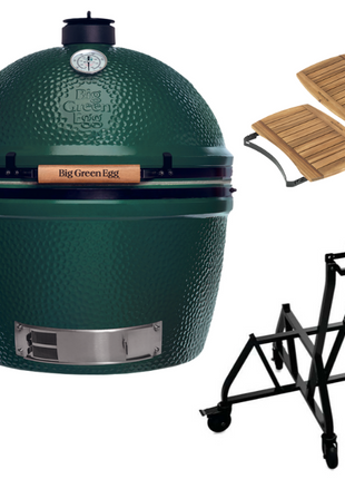 Big Green Egg XLarge + Integgrated Nest + Handler + Mates