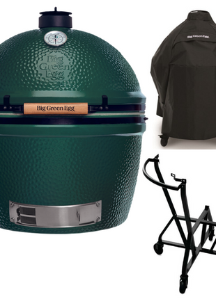 Big Green Egg XXLarge + Integgrated Nest + Handler + Cover