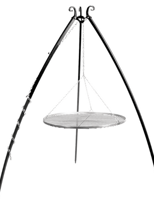 Cookking Driepoot Gebogen met RVS Rooster 200 cm