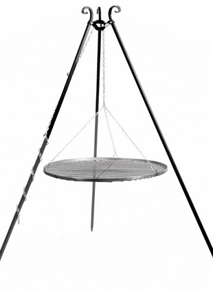 Cookking Driepoot met Zwart Stalen Rooster 180 cm