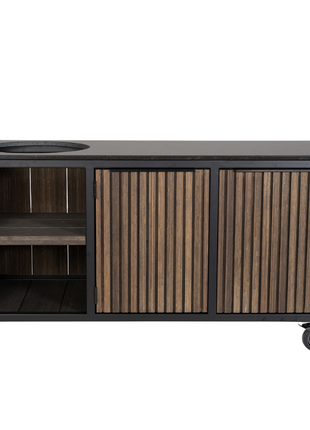 Fraaii Buitenkeuken Bamboo Graphite Rhombus Inferno