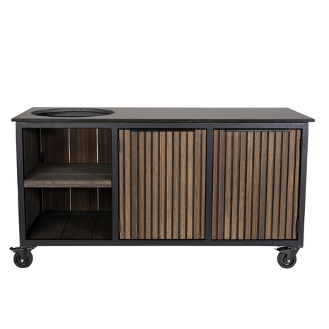 Fraaii Buitenkeuken Bamboo Graphite Rhombus Inferno