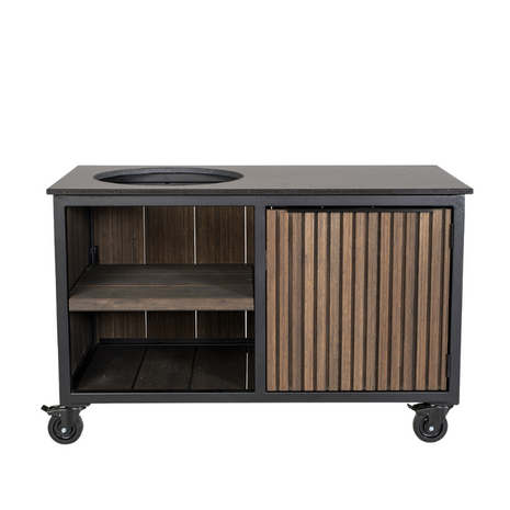Fraaii Buitenkeuken Bamboo Graphite Rhombus Storage