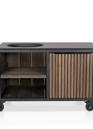 Fraaii Buitenkeuken Bamboo Graphite Rhombus Storage XL