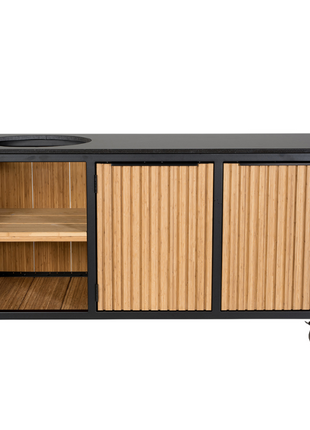 Fraaii Buitenkeuken Bamboo Natural Rhombus Inferno