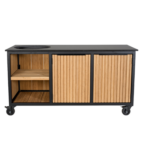 Fraaii Buitenkeuken Bamboo Natural Rhombus Inferno XL