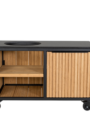 Fraaii Buitenkeuken Bamboo Natural Rhombus Storage