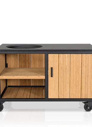 Fraaii Buitenkeuken Bamboo Natural Storage