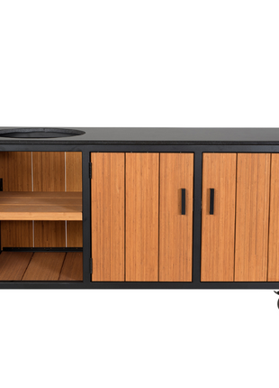 Fraaii Buitenkeuken Bamboo Teak Oil Inferno