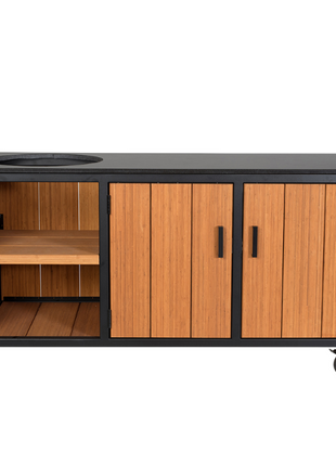 Fraaii Buitenkeuken Bamboo Teak Oil Inferno XL