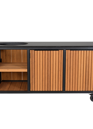 Fraaii Buitenkeuken Bamboo Teak Oil Rhombus Inferno