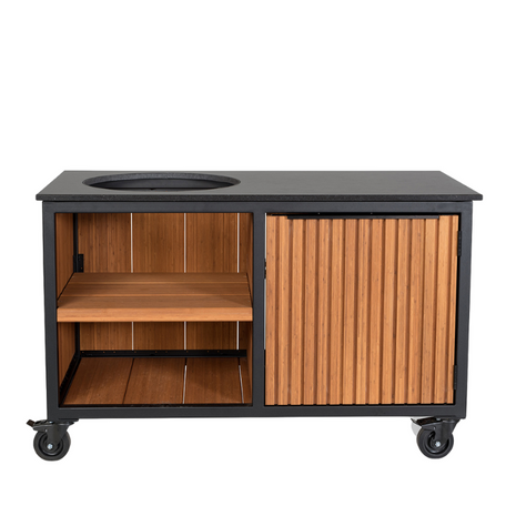 Fraaii Buitenkeuken Bamboo Teak Oil Rhombus Storage