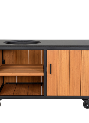 Fraaii Buitenkeuken Bamboo Teak Oil Storage