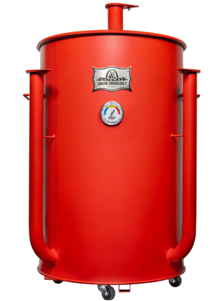 Gateway Drum Smoker - 55 Gallon Matte Red No Plate