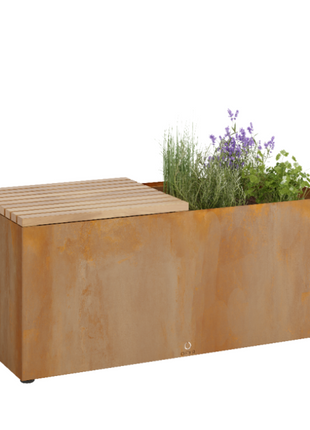 OFYR Herb Garden Bench Corten