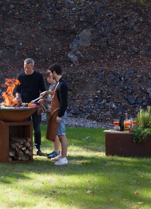 OFYR Herb Garden Bench Corten