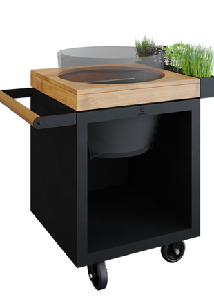 OFYR Kamado Table Black 65 PRO BGE