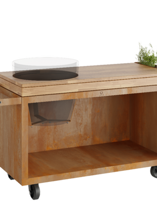 OFYR Kamado Table Corten 135 PRO BGE