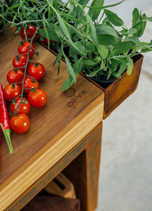 OFYR Kamado Table Corten 135 PRO BGE