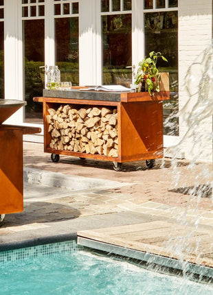 OFYR Mise en Place Table Corten 135 PRO