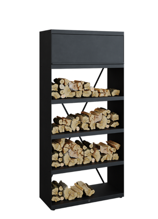OFYR Wood Storage Black 100