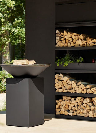 OFYR Wood Storage Black 100