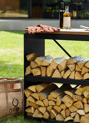 OFYR Wood Storage Black Dressoir
