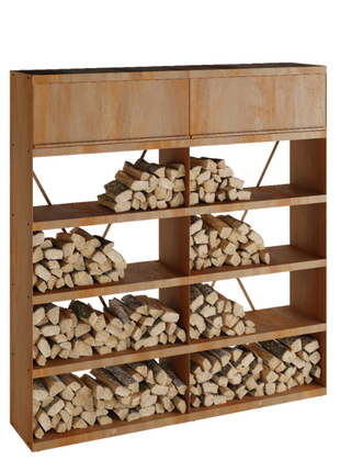 OFYR Wood Storage Corten 200