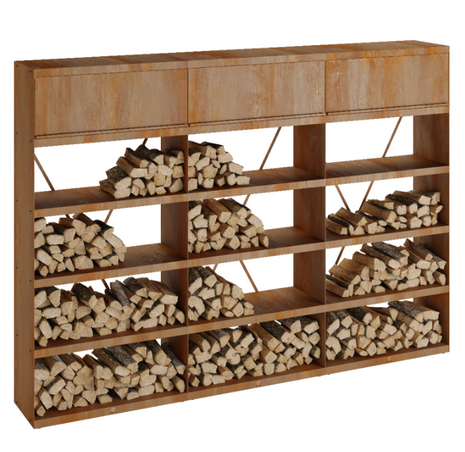 OFYR Wood Storage Corten 300