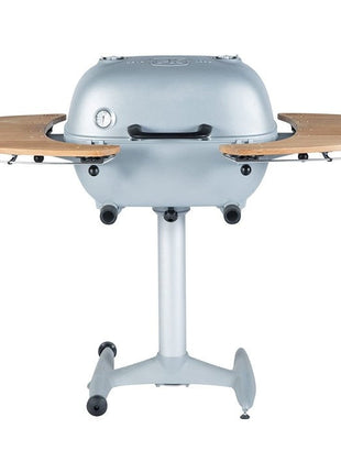 PK360 Grill & Smoker Silver Met Teakhouten Zijtafels