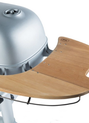 PK360 Grill & Smoker Silver Met Teakhouten Zijtafels