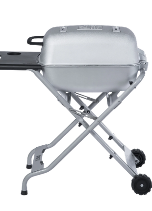 PKTX Folding Stand for Original PK Grill + Smoker Classic Silver