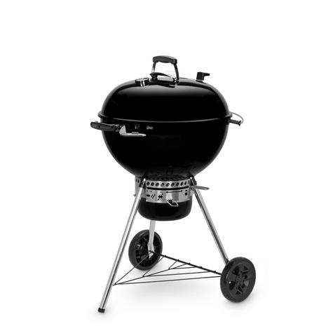Master-Touch GBS E-5750 Houtskoolbarbecue Ø 57 cm + GRATIS Hoes
